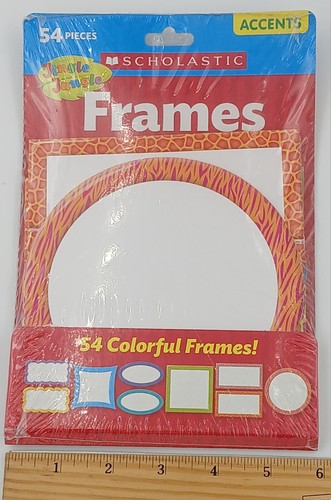 Scholastic Jingle Jungle Frames Classroom Resources Accents 2 54 pc packs - Picture 3 of 3