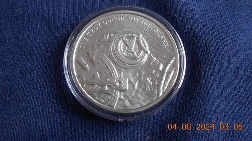 PROVIDENT PROSPECTOR - PICKAXE- MULE SERIES - 1OZ TROY 999 SILVER BULLION COIN - Picture 4 of 4