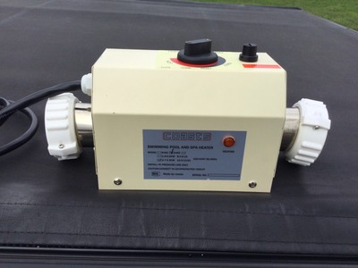 3KW Electric Water Heater Thermostat Machine Swimming Pool SPA Heater