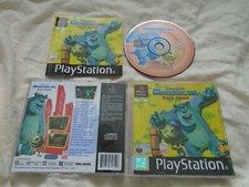 Monsters Inc Scare Island Disney PS1 (COMPLETE) Sony Playstation black label