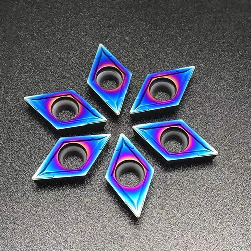 Alta calidad DCMT11T304 DCMT11T308 nano hoja azul CNC carburo torneado DCMT 32.5 - Imagen 3 de 5