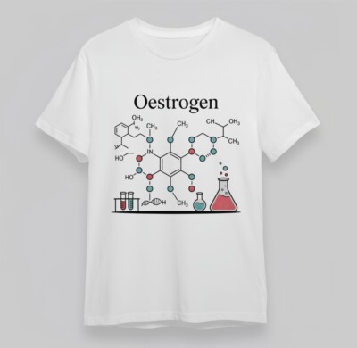 Men's Plus Size T-shirt With Molecular Structure Graphic Unisex 100% Cotton Tee