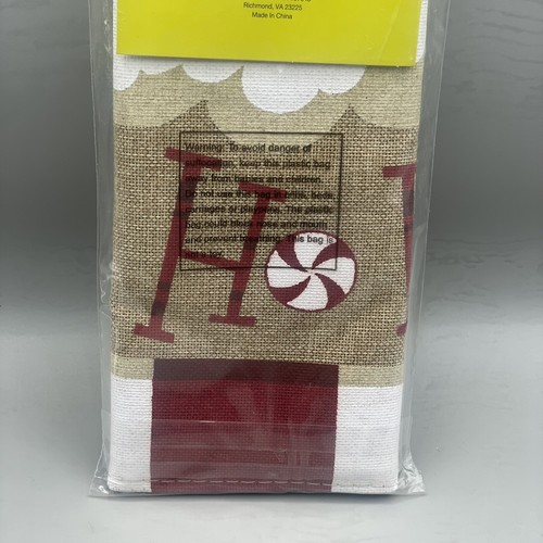 Meadow Creek Garten Flagge Sackleinen Weihnachten Santa Ho Ho 12,5”x18” Außendeko - Bild 6 von 7