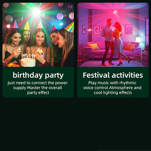 240 Pattern Projector Laser Stage Light LED RGB Party Show Light with battery ah - Picture 17 of 24