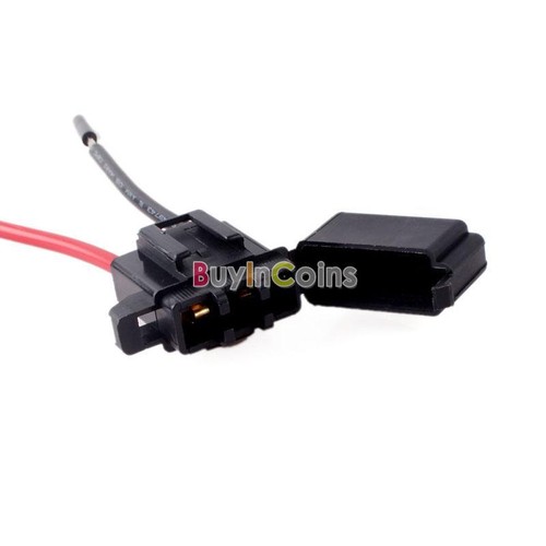 Durable Car Auto Shell Two Wired Sound Audio Inline ATC Blade Fuse Holder - Picture 4 of 5