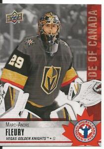 2019 20 Upper Deck Marc Andre Fleury Hockey Card 10 National Hockey Card Day Ebay