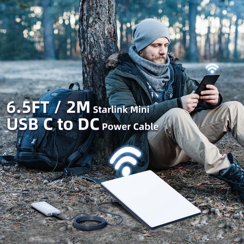 Starlink Mini DC Power Cable, USB C to DC Power Charging Cord for Starlink Mini - Picture 4 of 25