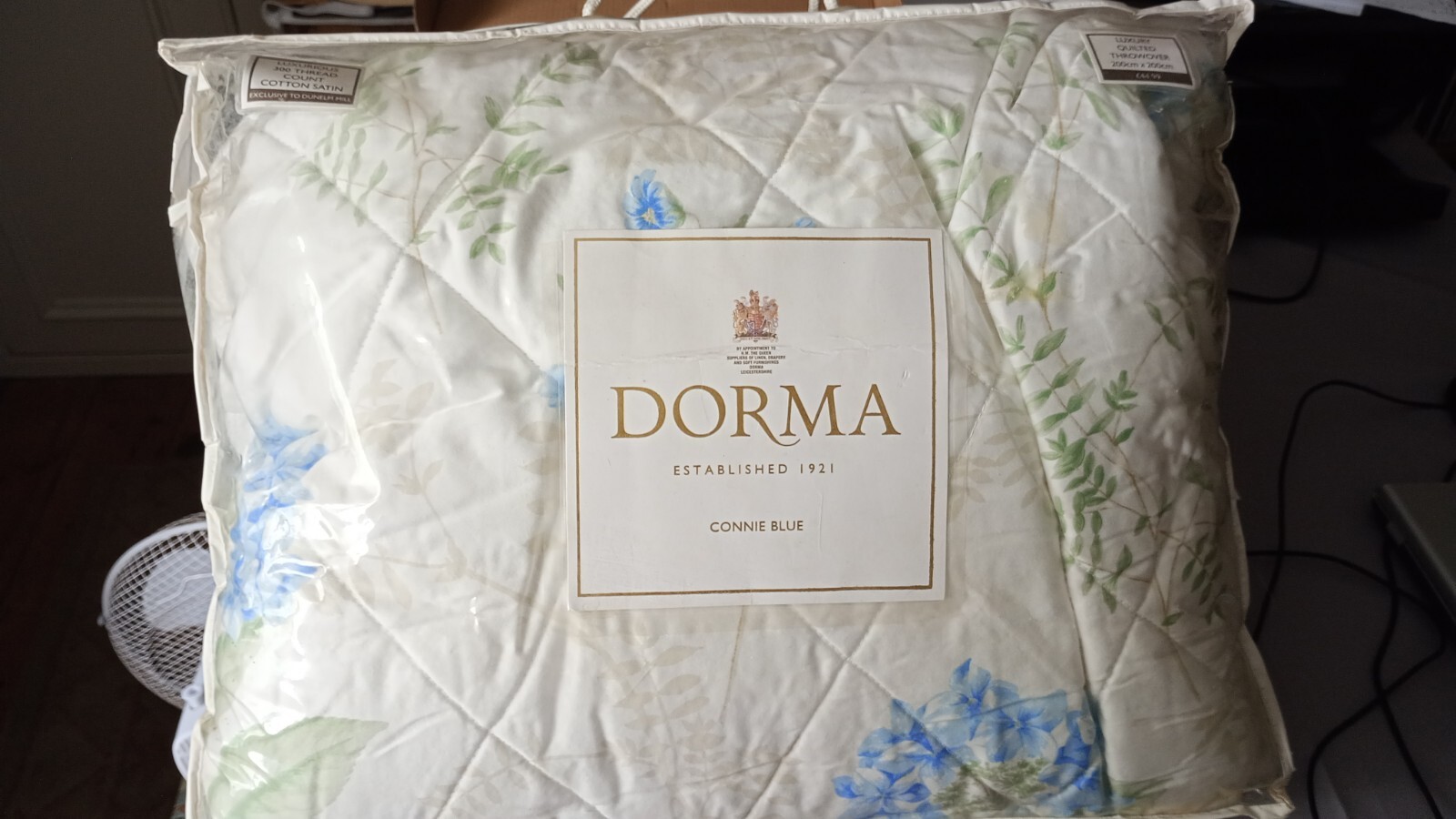DORMA Connie Blue KING SIZE (200cm X 200cm) QUILTED THROW NEW eBay