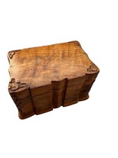 Antique Rosewood Playing Card Box - 3.25 x 5 ...