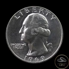 1969 Washington Quarter Gem BU from Mint Set High Grade ++