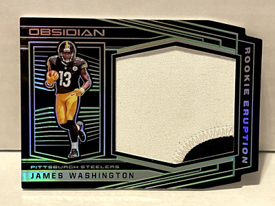 2018 Panini Obsidian Rookie Eruption Green Patch James Washington #RE-7 14/25!