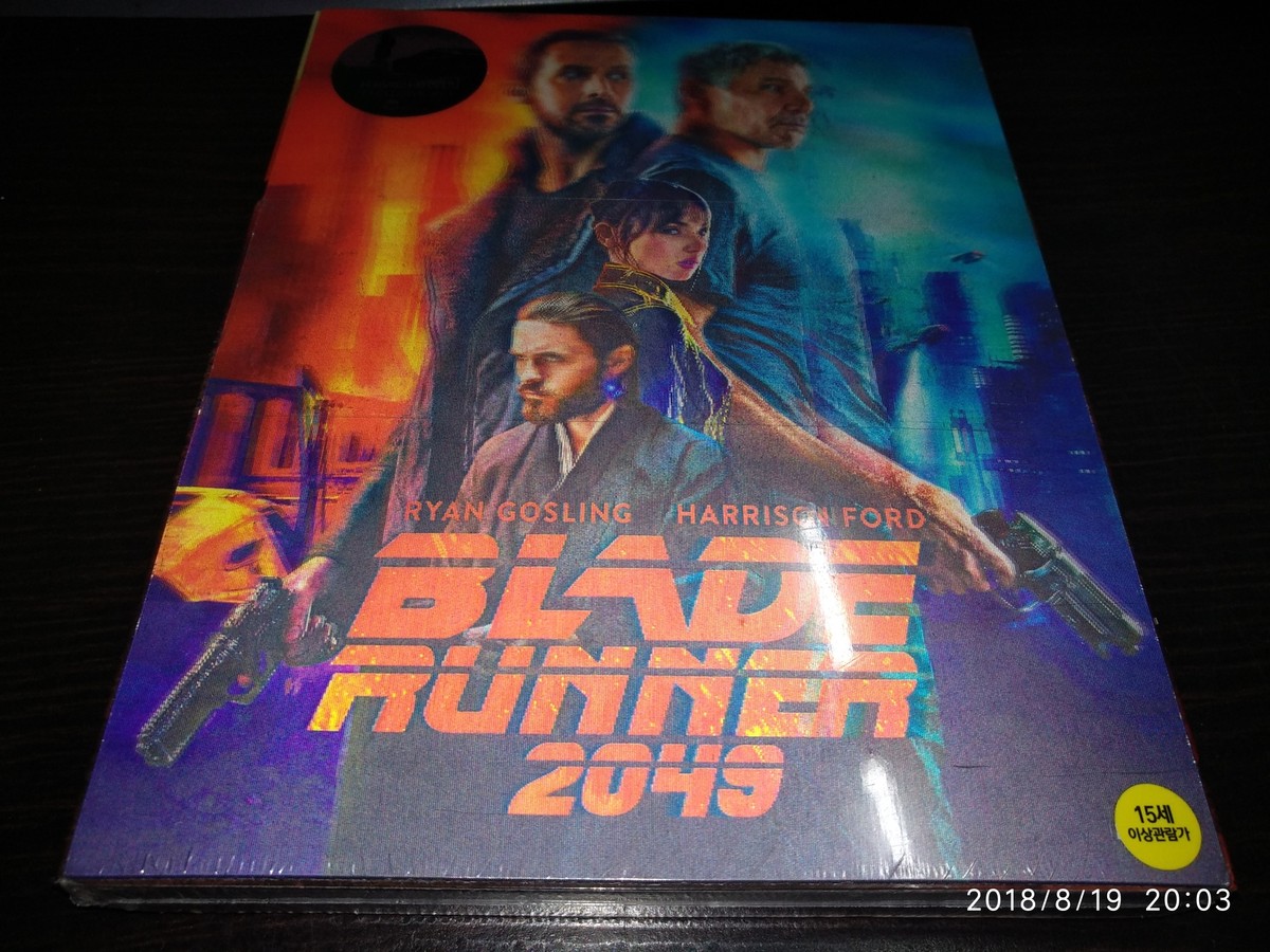 Blade Runner 2049 3 Blu Ray Steelbook Kimchi DVD 3D 2D Lenticular
