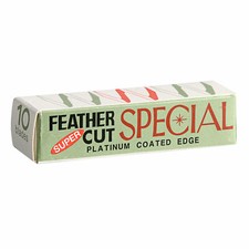 10 Blades Super Feather Cut Platinum Coated Edge Razor Eyebrow Hair Removal JAPA