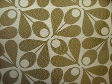 Orla Kiely Curtain Fabric Woven Acorn Cup Moss Jacquard Upholstery Cushion