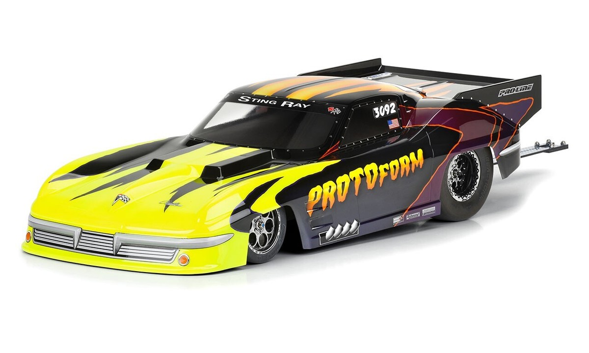 Protoform 1588-00 1/10 1963 Chevrolet Corvette Stingray Pro Mod
