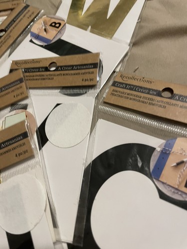 NEW Lot of Recollections Adhesive Letter & Numbers for Scrapbooking/School - Picture 9 of 14
