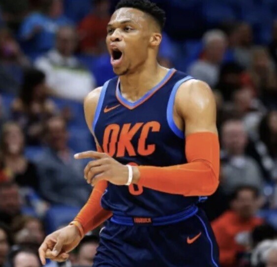 Oklahoma City Thunder Russell Westbrook Nike 2018-19