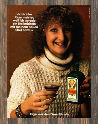 Jägermeister #2134 - Reklame Werbeanzeige Original-Werbung 1981