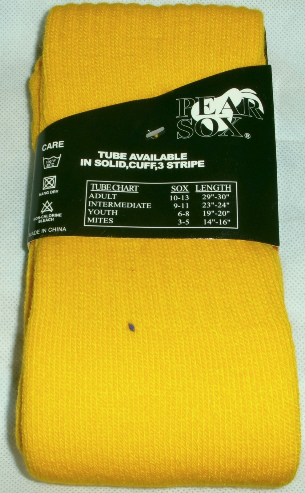 Soccer TUBE Socks PEAR SOX WEAR THE PEAR Assorted Colors Intermediate