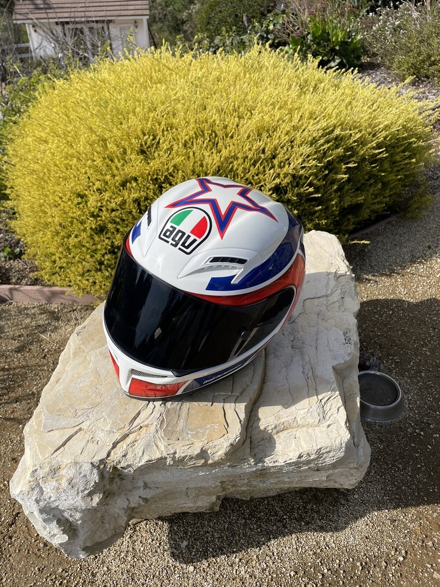RARE! AGV Marco Lucchinelli LEGENDS X3000 LUCKY SIZE M(casco