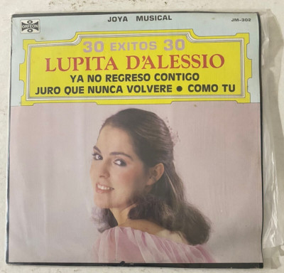 LUPITA D'ALESSIO -30 EXITOS LUPITA D´ALESSIO- 1984 MEXICAN DOUBLE LP, LATIN PO