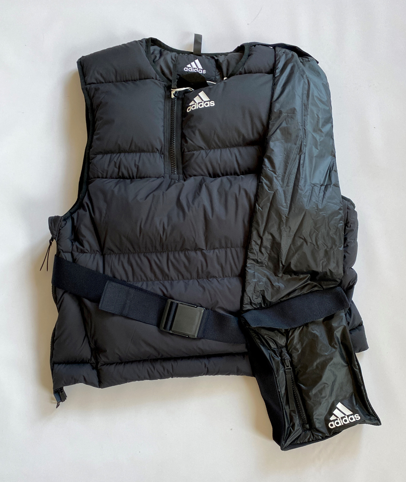 adidas down vest men