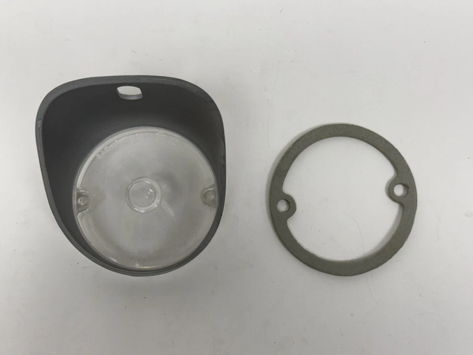Lámpara de estacionamiento satélite Plymouth 1971-1972 lente de luz con junta NOS 3514306 Foto 3 de 4