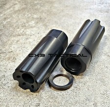 .223 5.56 Muzzle Brake 1/2-28 TPI Linear Compensator Smooth Finish Comp 223 556