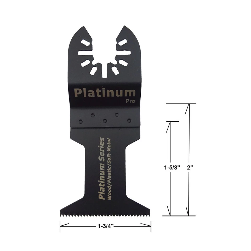 Hoja de sierra universal oscilante multiherramienta madera metal cortador acero al carbono 10 piezas Foto 4 de 4