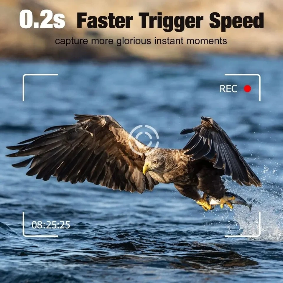 4G Wildlife Camera 36MP Hunting Night Vision 1080P Trail 4K Wireless Game Cam - Image 3 of 4