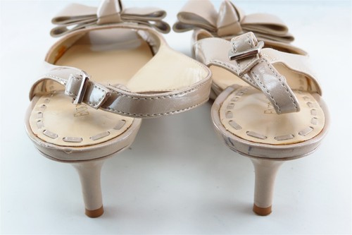 Enzo Angiolini Slingback Sandals Beige Synthetic Women Shoes Size 7 Medium - Picture 4 of 6