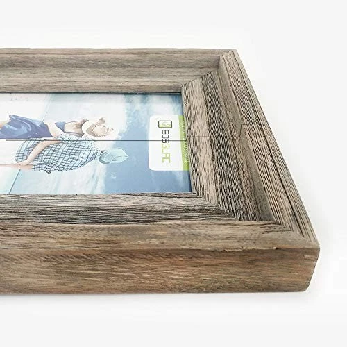 Rustic 8x10 Picture Frames, Solid Wood Photo Frame with Glass Front, Wall Mou... - Image 2 of 4