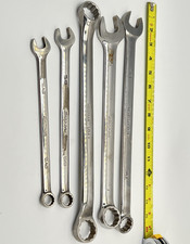 Snap-on Xb3234a Sae Combination Wrench Set Chrome Finish Steel 5pc 916-1in