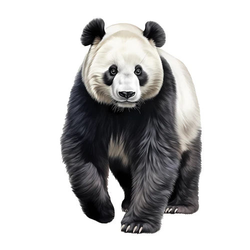 Panda Self Adhesive Sticker