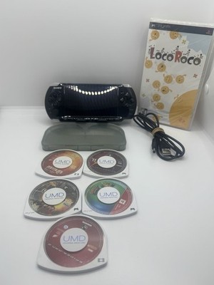 Sony PSP 3001 Portable Handheld Console System memory stick & 5 UMD Sealed Game