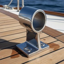 Yacht Railing Center Bracket Mirror Polished Finish for Sailboat
