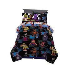 Kids Bedding Super Soft Comforter and Sheet Set with Sham, 5 Piece Twin Size,