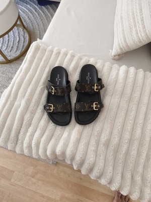 Sandalen Damen Größe 38 Louis Vuitton Neu Ohne Etikett Leder