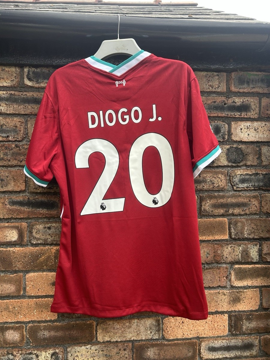 Liverpool FC 2020 Home Jersey Diogo Jota 20 Size Uk XXL UK