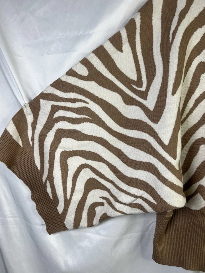 Suéter Marc New York Mujer Estampado Animal Mangas Kimono Grandes Talla Grande” Foto 4 de 4