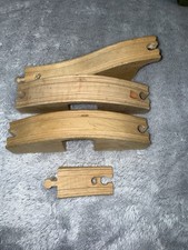 Thomas Wooden Railway Train Arched Curved Viaduct Tunnel Bridge Lot of 4 Track