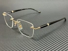 MONT BLANC MB0346O 001 Gold Black Men's 53 mm Extra Large Eyeglasses