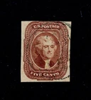 drbobstamps US Scott #12 Used Fine Light Cancel Stamp SCV $775