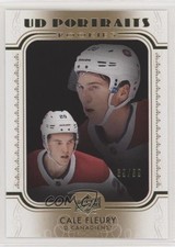 2019-20 Upper Deck UD Portraits Rookies Gold 39/99 Cale Fleury #P-90 wr4