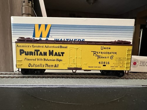 Coche refrigerador Walthers #932-2473 40' escala HO. Puritan Malt 40816 | Zustand: Used