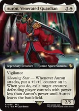 Auron, Venerated Guardian (Extended Art) 130 MTG Commander: FINAL FANTASY R NM