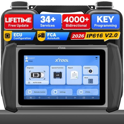 2026 XTOOL IP616 V2.0 Bidirectional Scanner All System Diagnostic Key Programmer