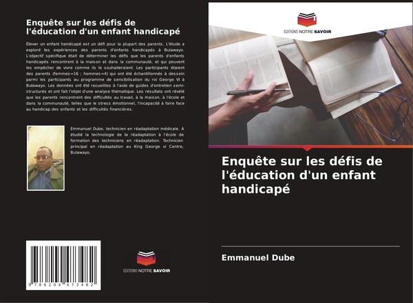 EnquêTe Sur Les DéFis De L'éDucation D'un Enfant Handicapé Emmanuel Dube Buch-image