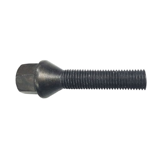 20 schwarze Radschrauben Radbolzen Kegelbund M12x1,5 50mm BMW Citroën Dacia Fiat - Imagen 3 de 7