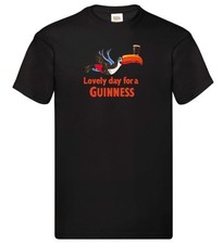 Guinness Lovely day printed t-shirt, small to 5xl